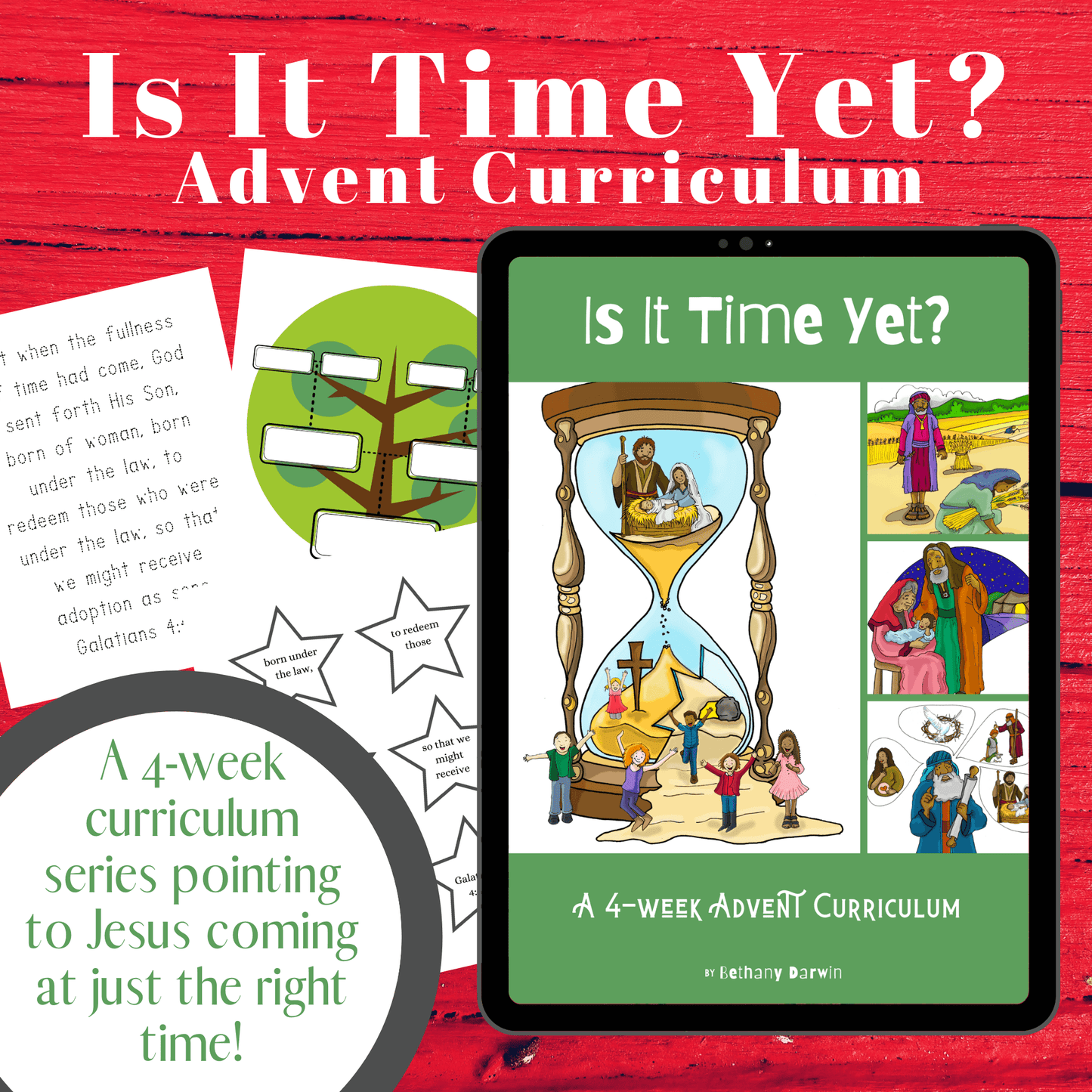 "Is It Time Yet?" 4-Week Curriculum for Christmas (download only) - Sunday School Store