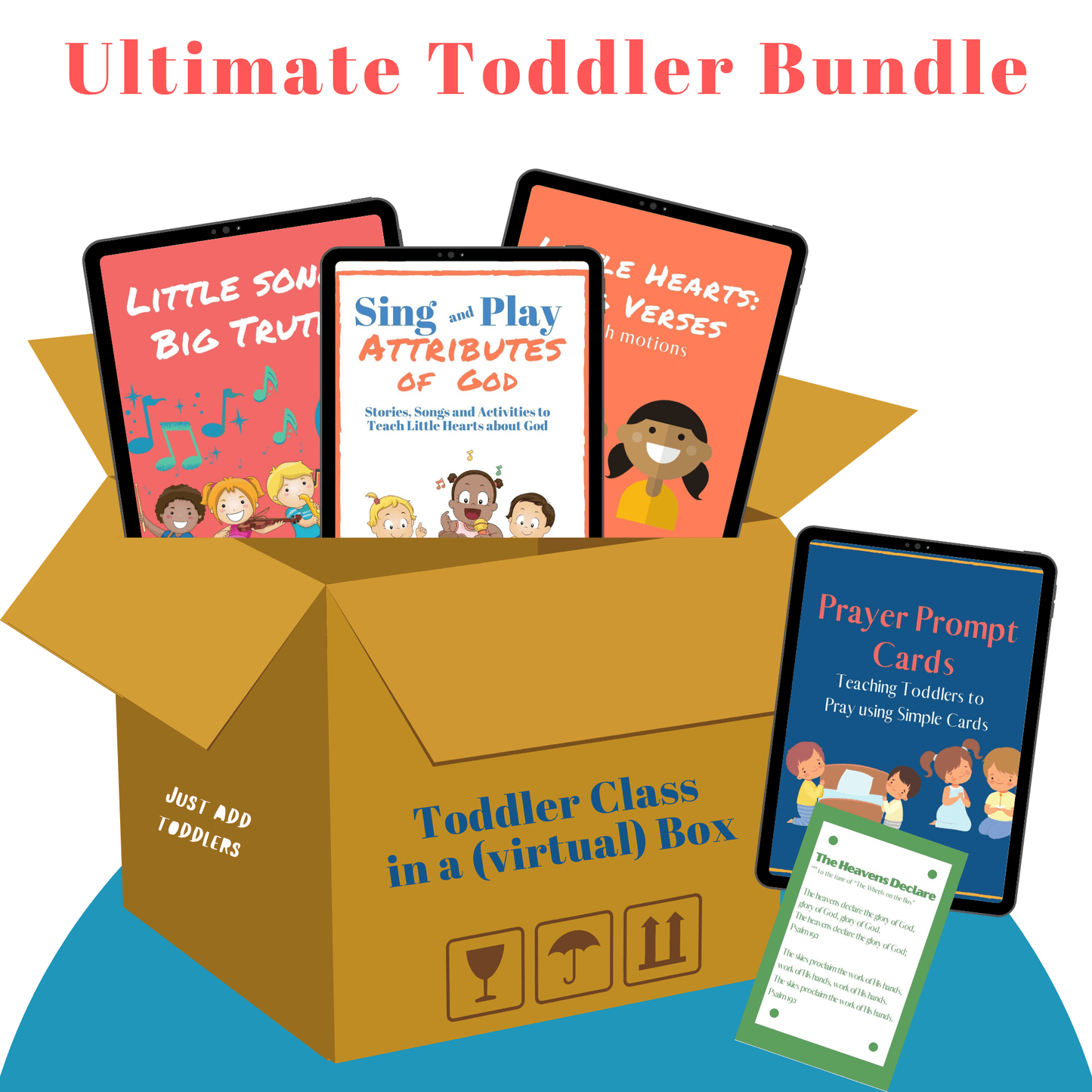 The Ultimate Toddler Bundle: Everything you need to teach age 1-3 about God (download only) - Sunday School Store
