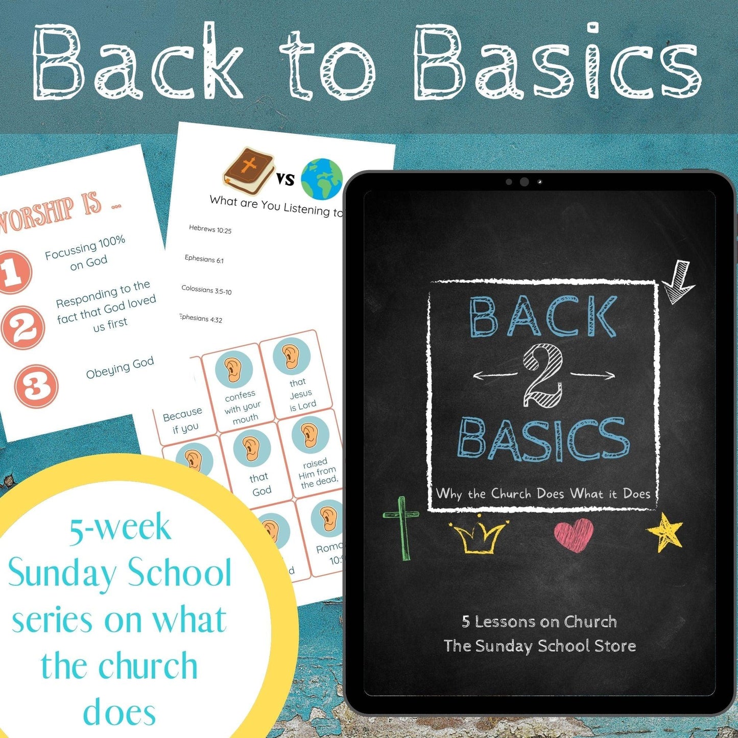 Back to Basics: 5-Week Children's Ministry Curriculum (download only) - Sunday School Store