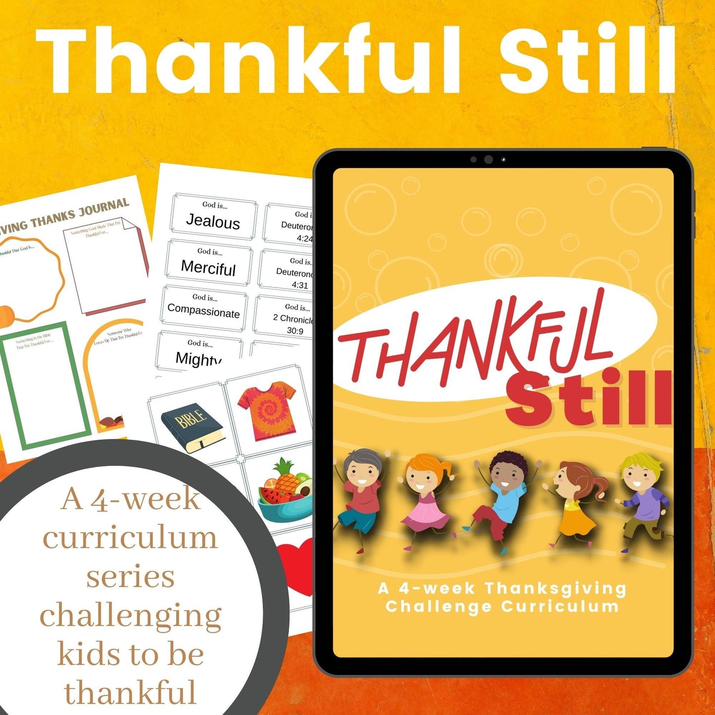 Thankful Still: 4-Week Sunday School Curriculum (download only) - Sunday School Store