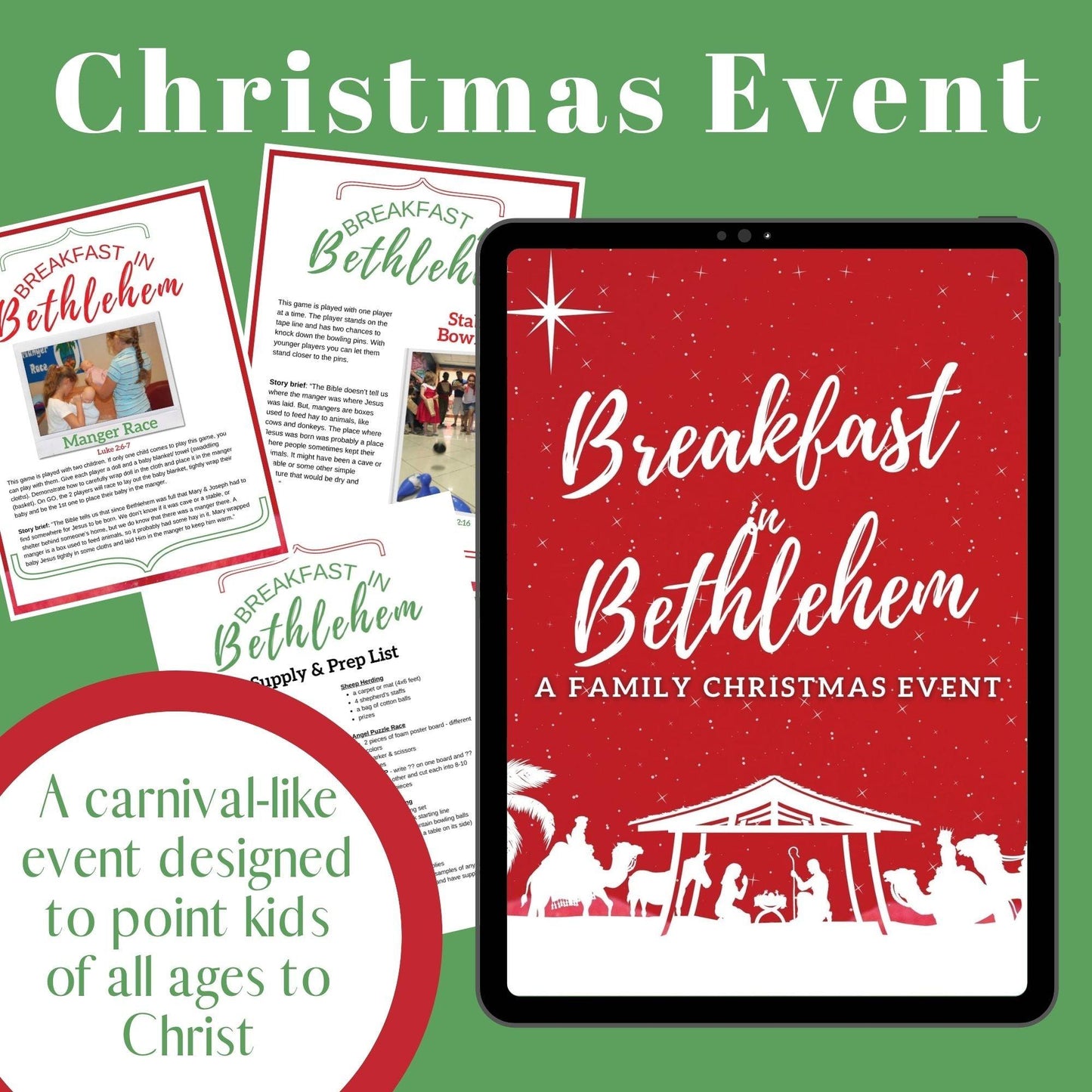 Breakfast in Bethlehem Christmas Event (download only) - Sunday School Store