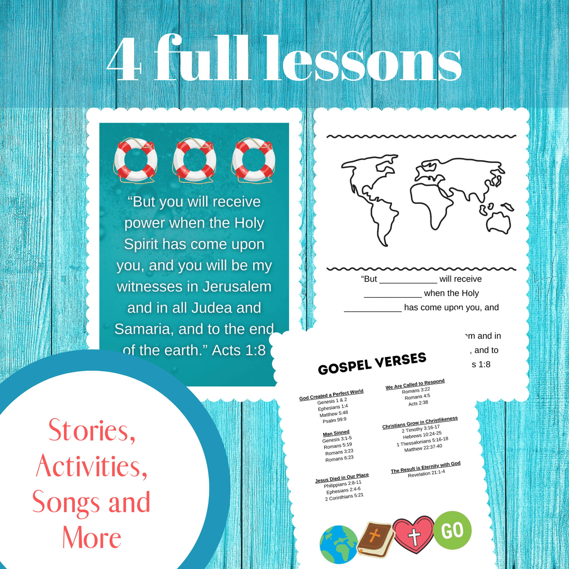 God's Rescue Plan: 4-Week Curriculum on the Birth of the Church (download only) - Sunday School Store