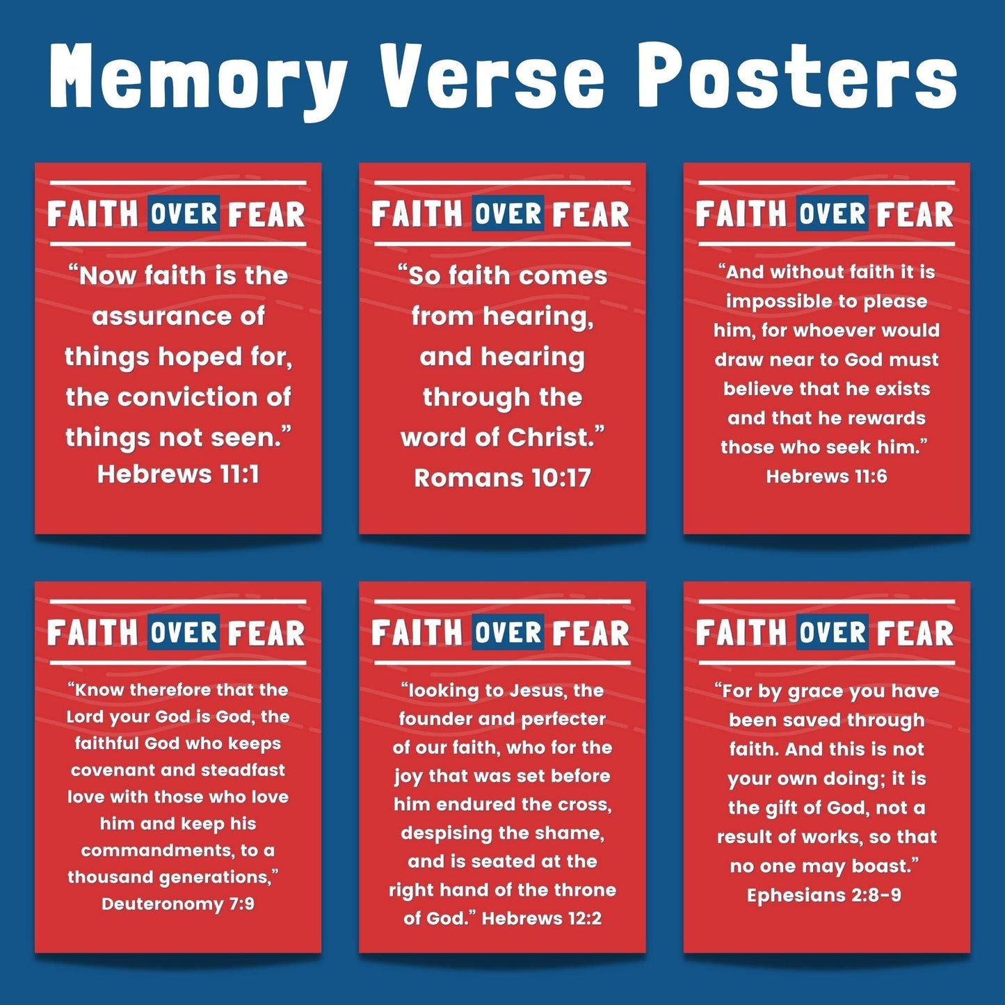 Faith Over Fear: 5-Week Curriculum (download only) - Sunday School Store