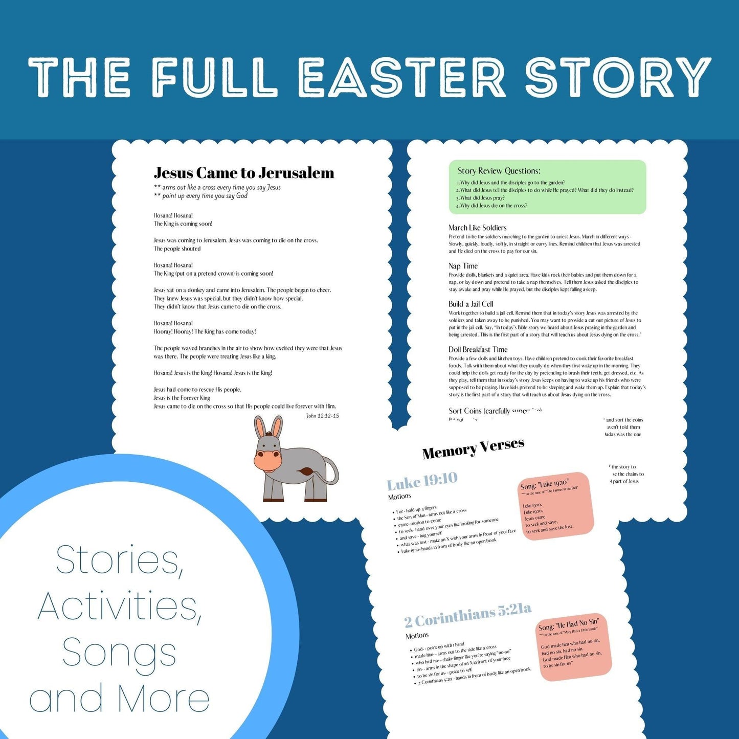 Sing and Play Easter: 8 Lessons for Preschool and Toddlers (download only) - Sunday School Store