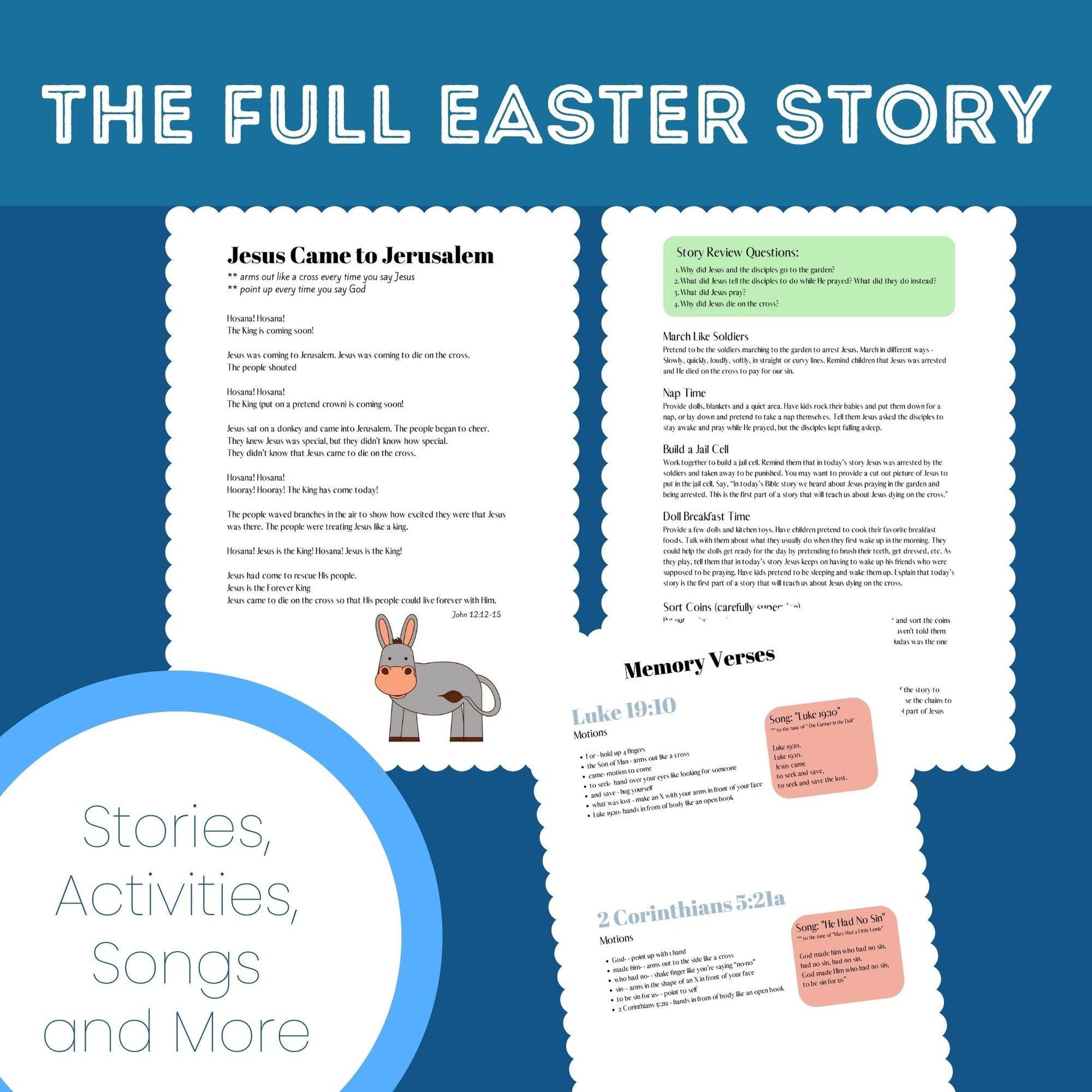 Sing and Play Easter: 8 Lessons for Preschool and Toddlers (download only) - Sunday School Store