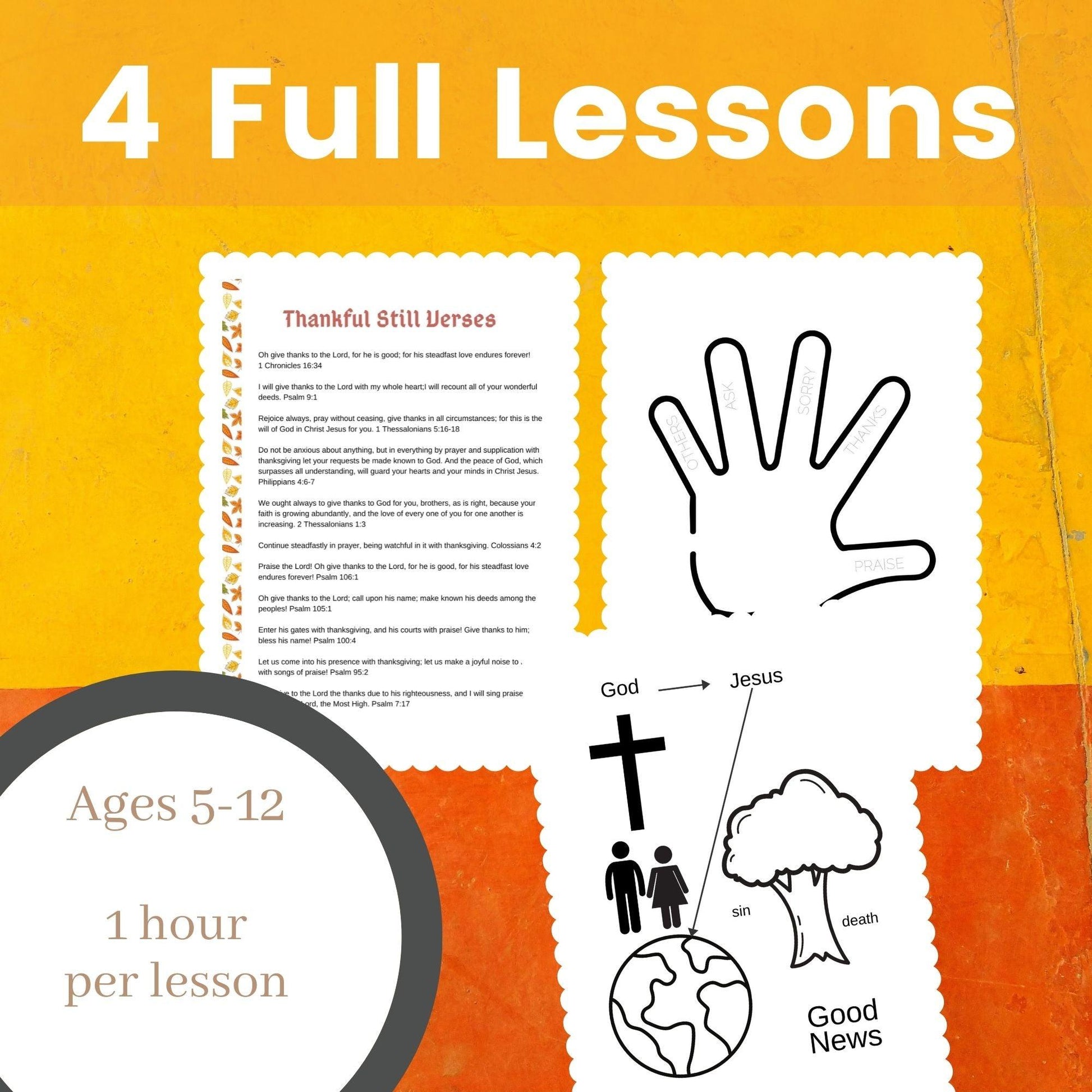 Thankful Still: 4-Week Sunday School Curriculum (download only) - Sunday School Store