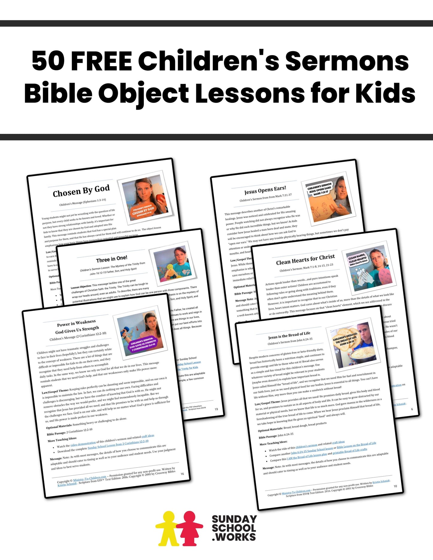 50 Object Lesson Children's Sermon Bundle (Free Download) - Sunday School Store
