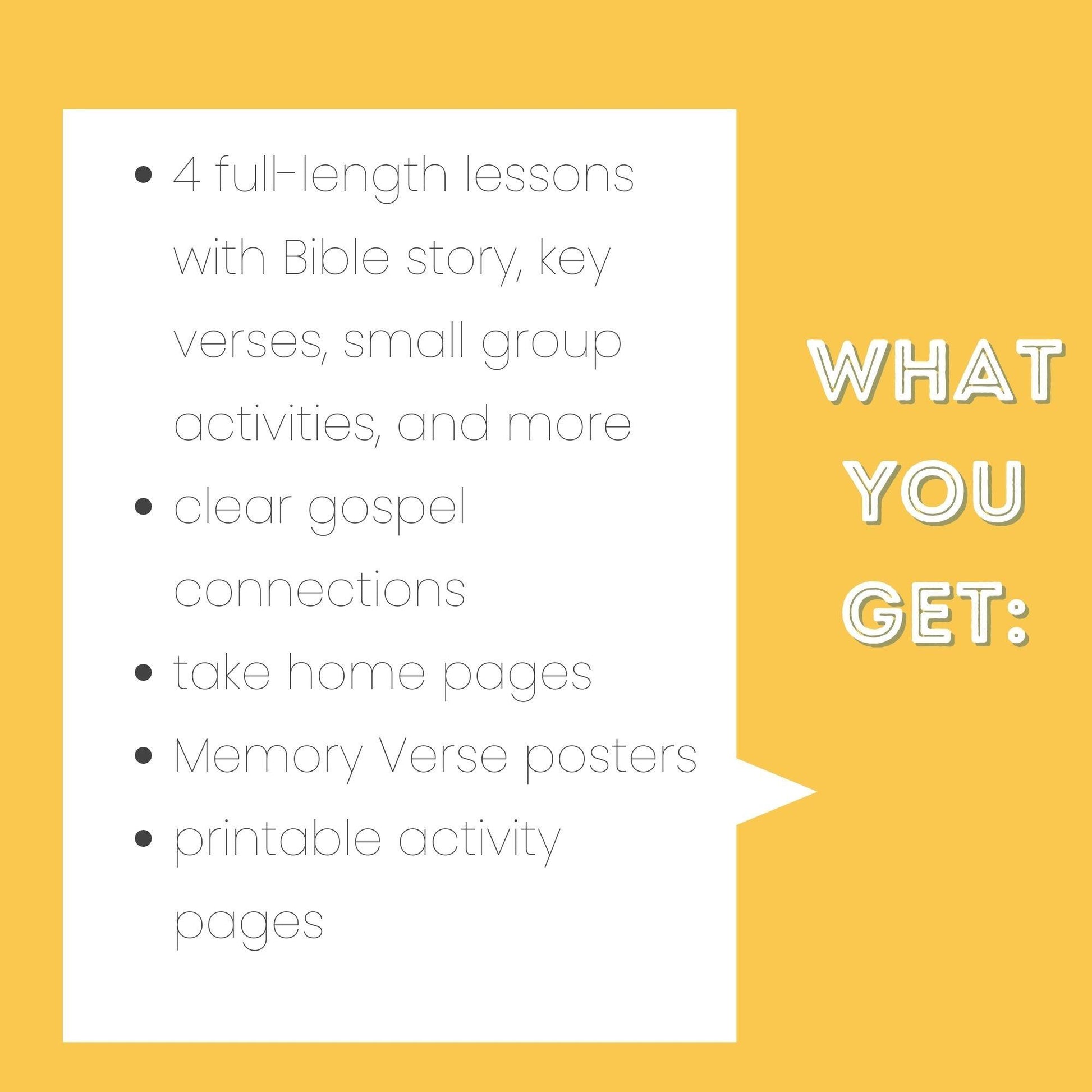 "New Year New Life" 4-Week Children's Ministry Curriculum (download only) - Sunday School Store