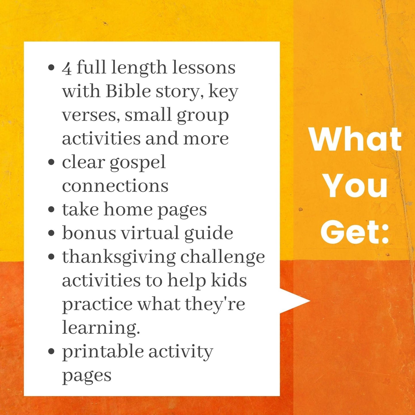 Thankful Still: 4-Week Sunday School Curriculum (download only) - Sunday School Store