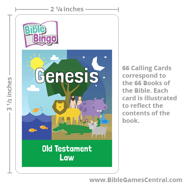 Bible Bingo Board Game for Kids (printed) - Sunday School Store
