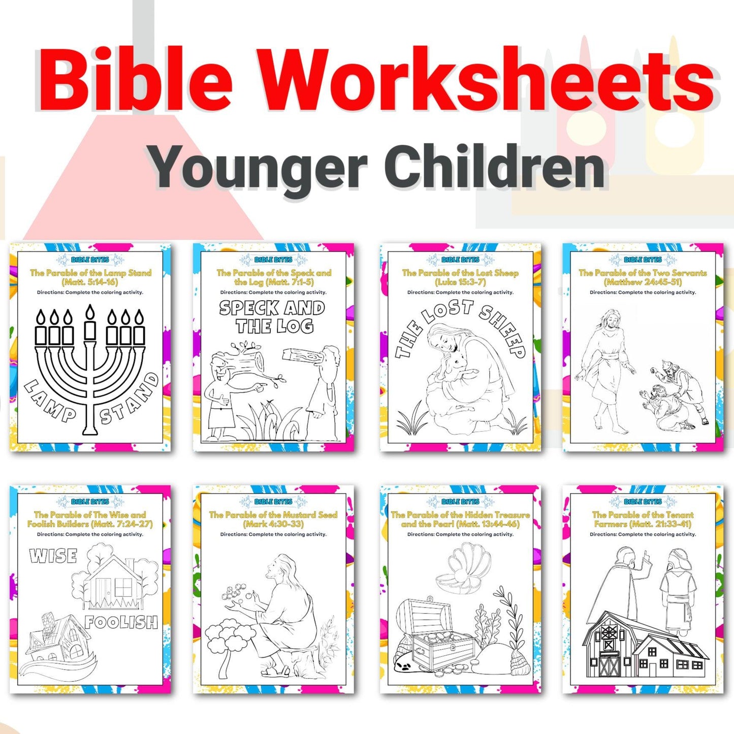 Bible Bites: 10-Lessons on the Parables of Jesus (download only) - Sunday School Store