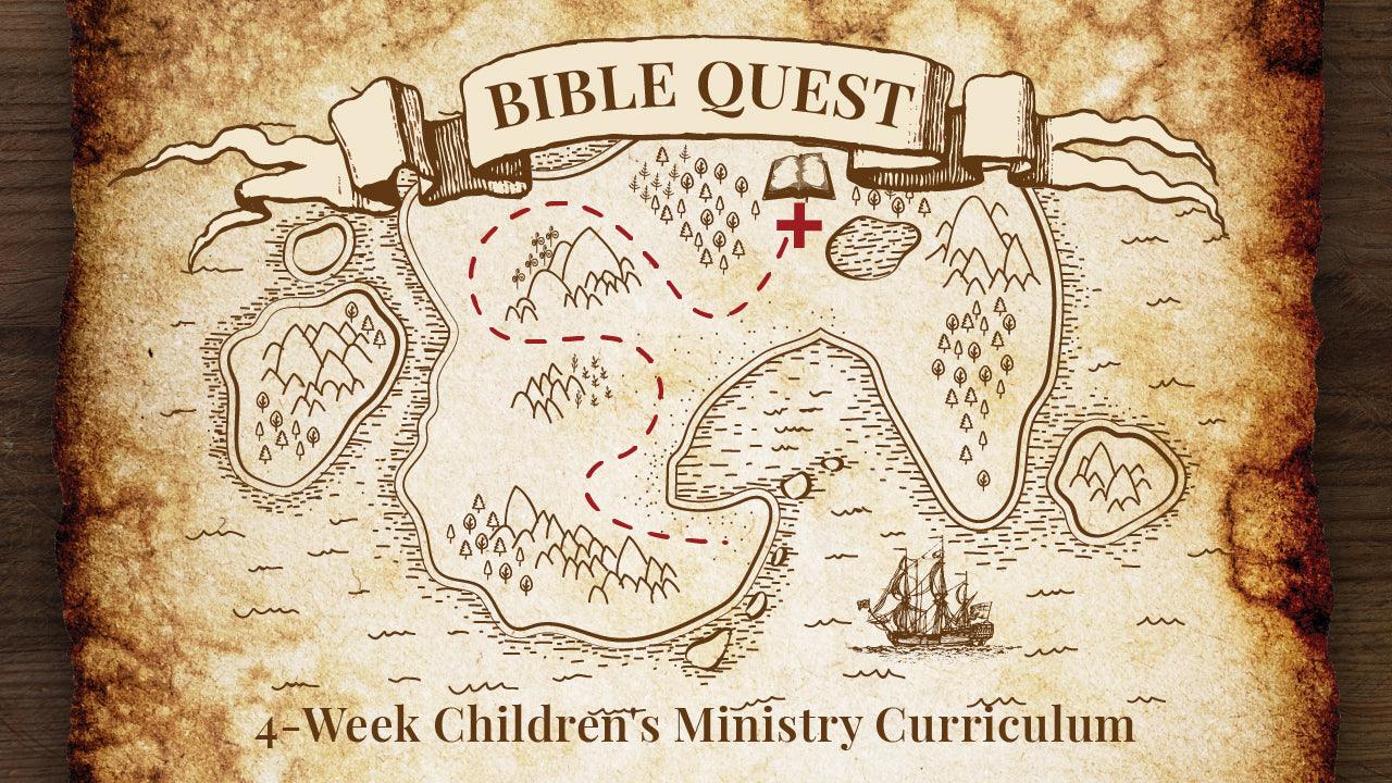 Bible Quest 4-Week Children’s Ministry Curriculum - Sunday School Store