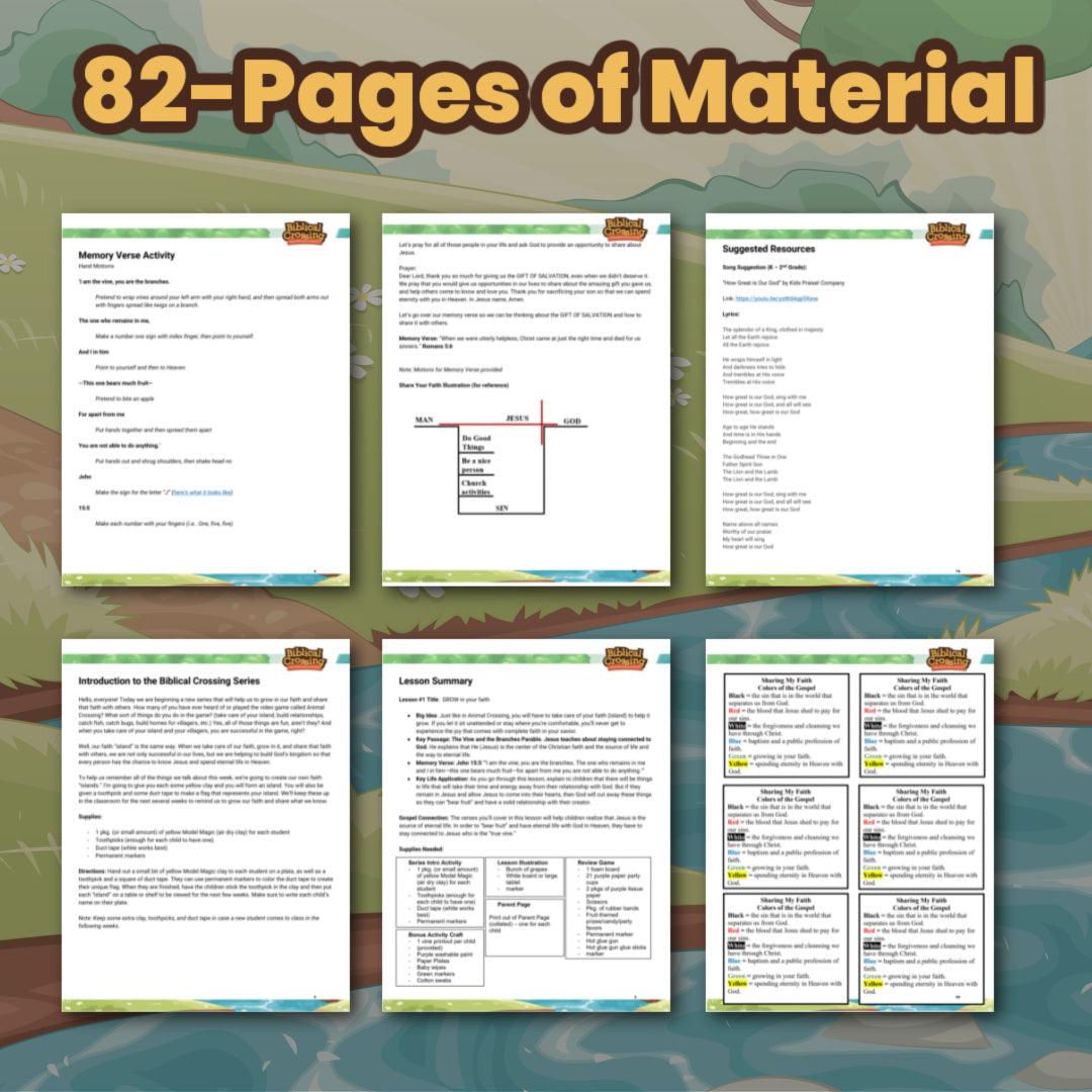 Biblical Crossing: 4-Week Children's Ministry Curriculum (download only) - Sunday School Store