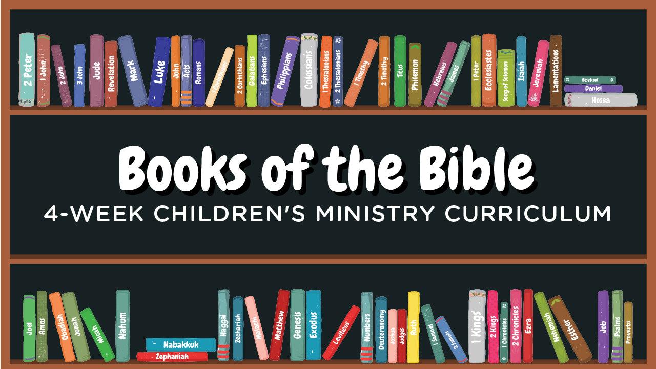 Books of the Bible 4-Week Children’s Ministry Curriculum - Sunday School Store