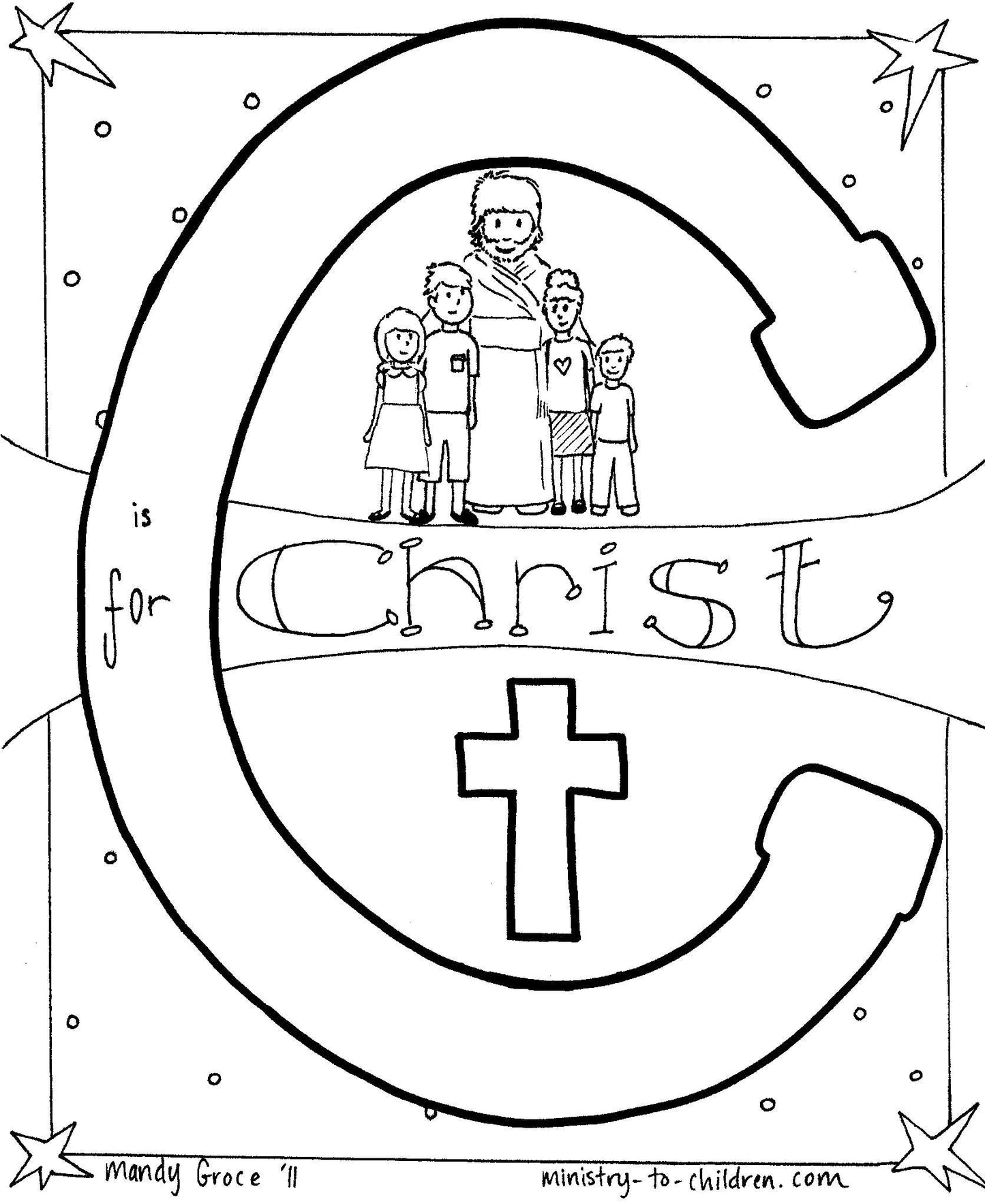 Bible Alphabet Coloring Pages (26 pages) download only - Sunday School Store