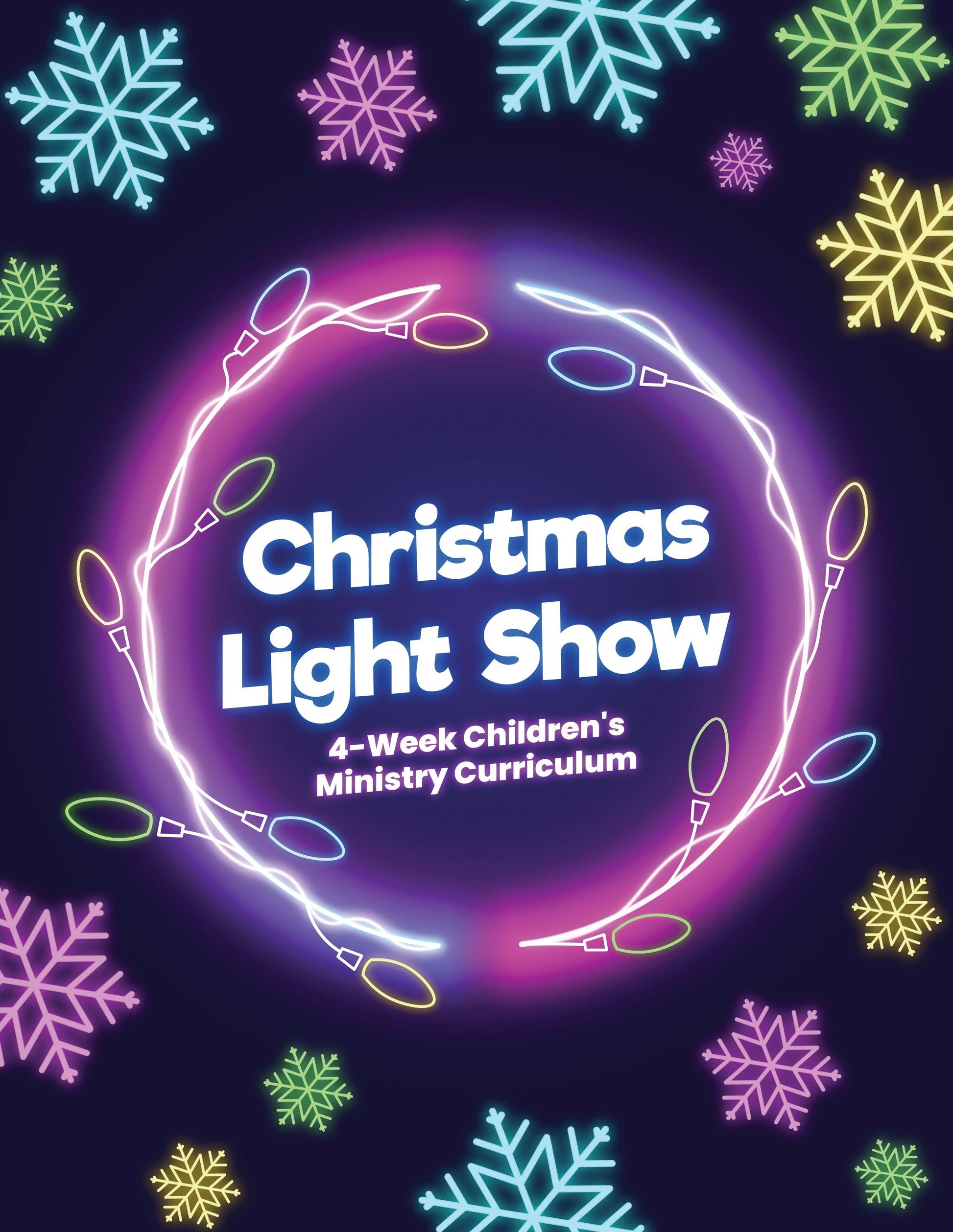 Christmas Lights Show 4-Week Children’s Ministry Curriculum - Sunday School Store