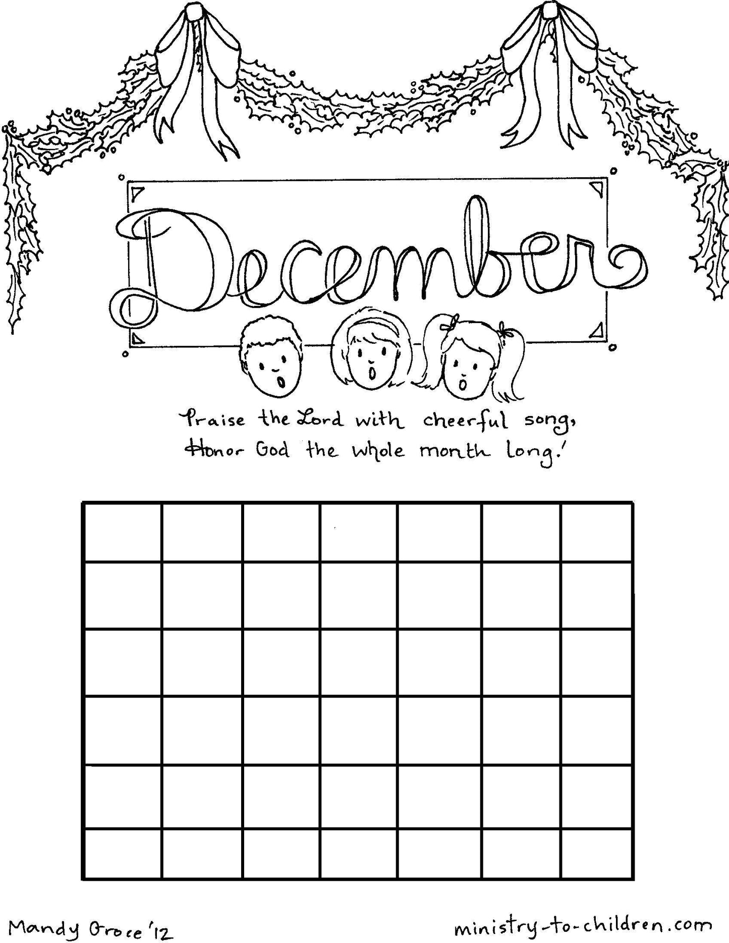 New Year Coloring Pages - Calendar, Seasons, and Daily Routine - 40 Page Download - Sunday School Store