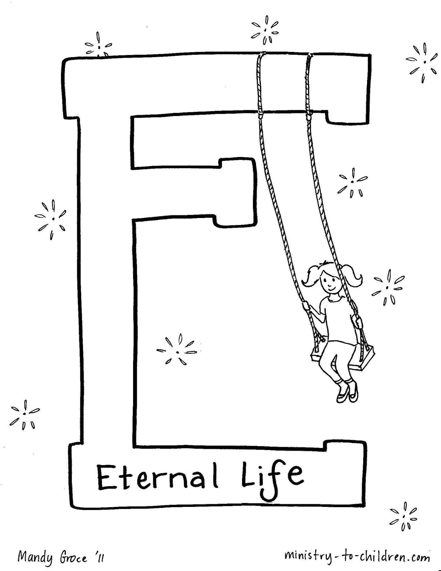 Bible Alphabet Coloring Pages (26 pages) download only - Sunday School Store