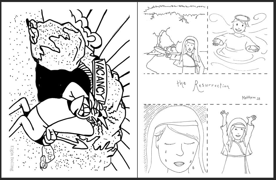 Easter Coloring Page Bundle (Free PDF Download)