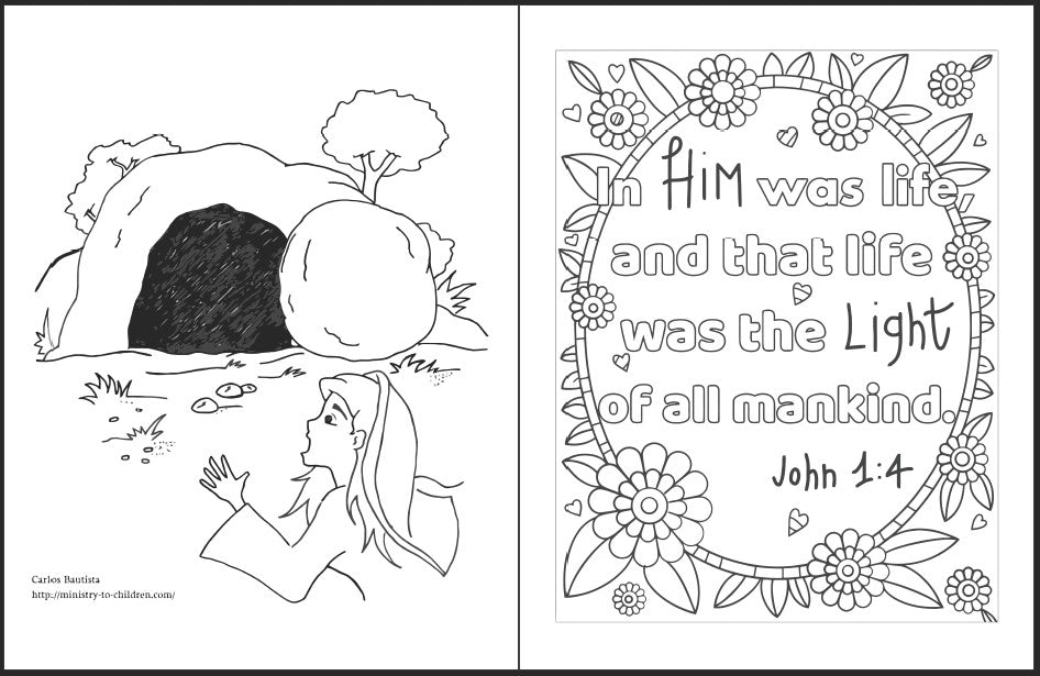 Easter Coloring Page Bundle (Free PDF Download)