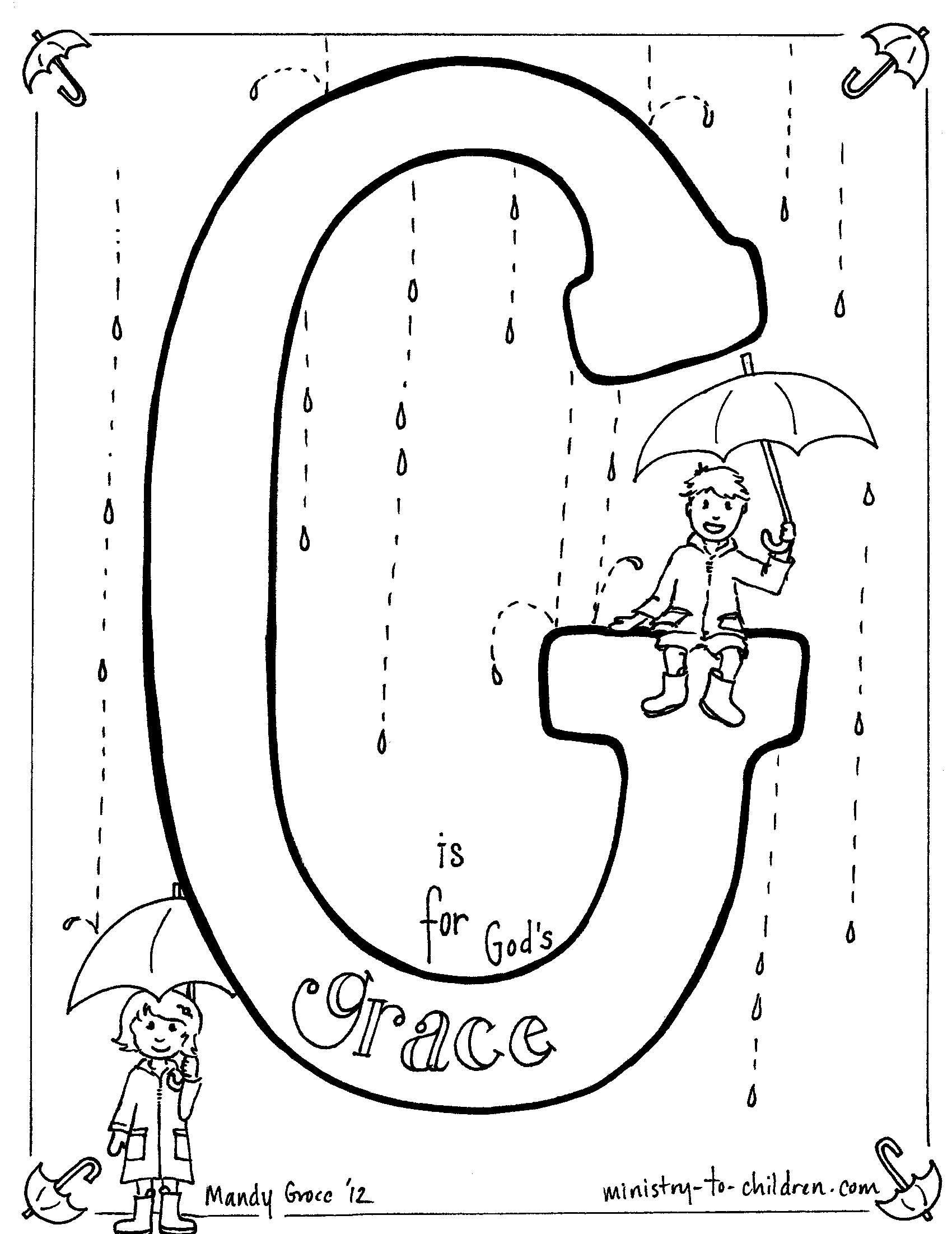 Bible Alphabet Coloring Pages (26 pages) download only - Sunday School Store