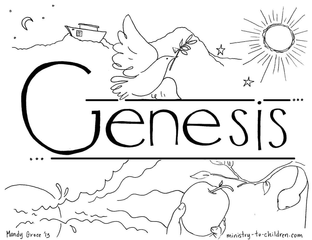 God's Good Creation - 23 Page Coloring Book & Teacher Talking Points - Sunday School Store