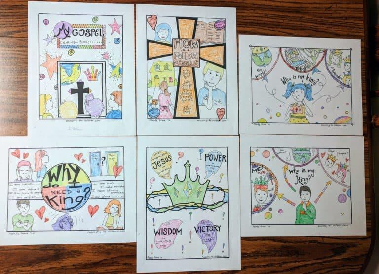 Jesus is my King: 5-Page Coloring Book (FREE) download only - Sunday School Store 