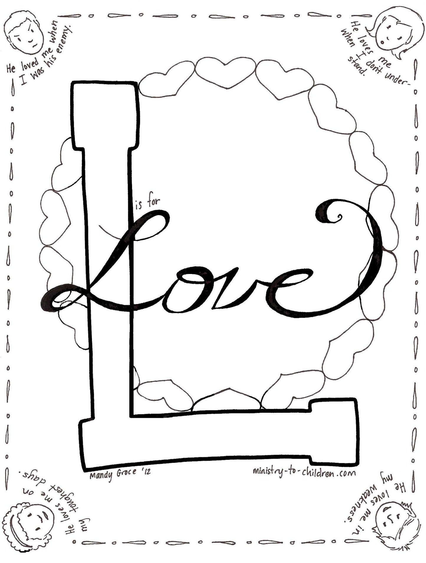 Bible Alphabet Coloring Pages (26 pages) download only - Sunday School Store
