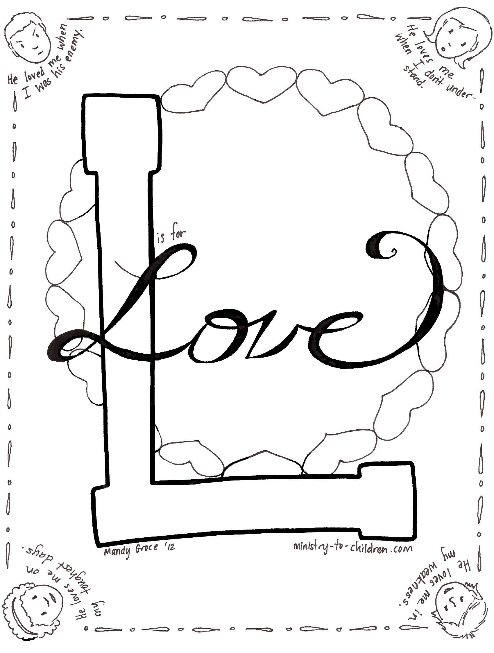 Bible Alphabet Coloring Pages (26 pages) download only - Sunday School Store