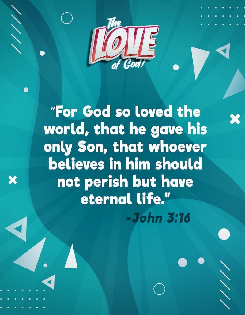 The LOVE of God: 4-Week Sunday School Curriculum (download only) - Sunday School Store