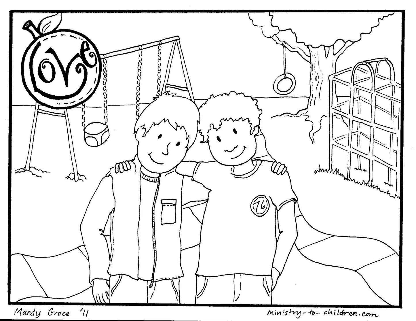The Fruit of the Spirit Coloring 10-Page Download - Sunday School Store