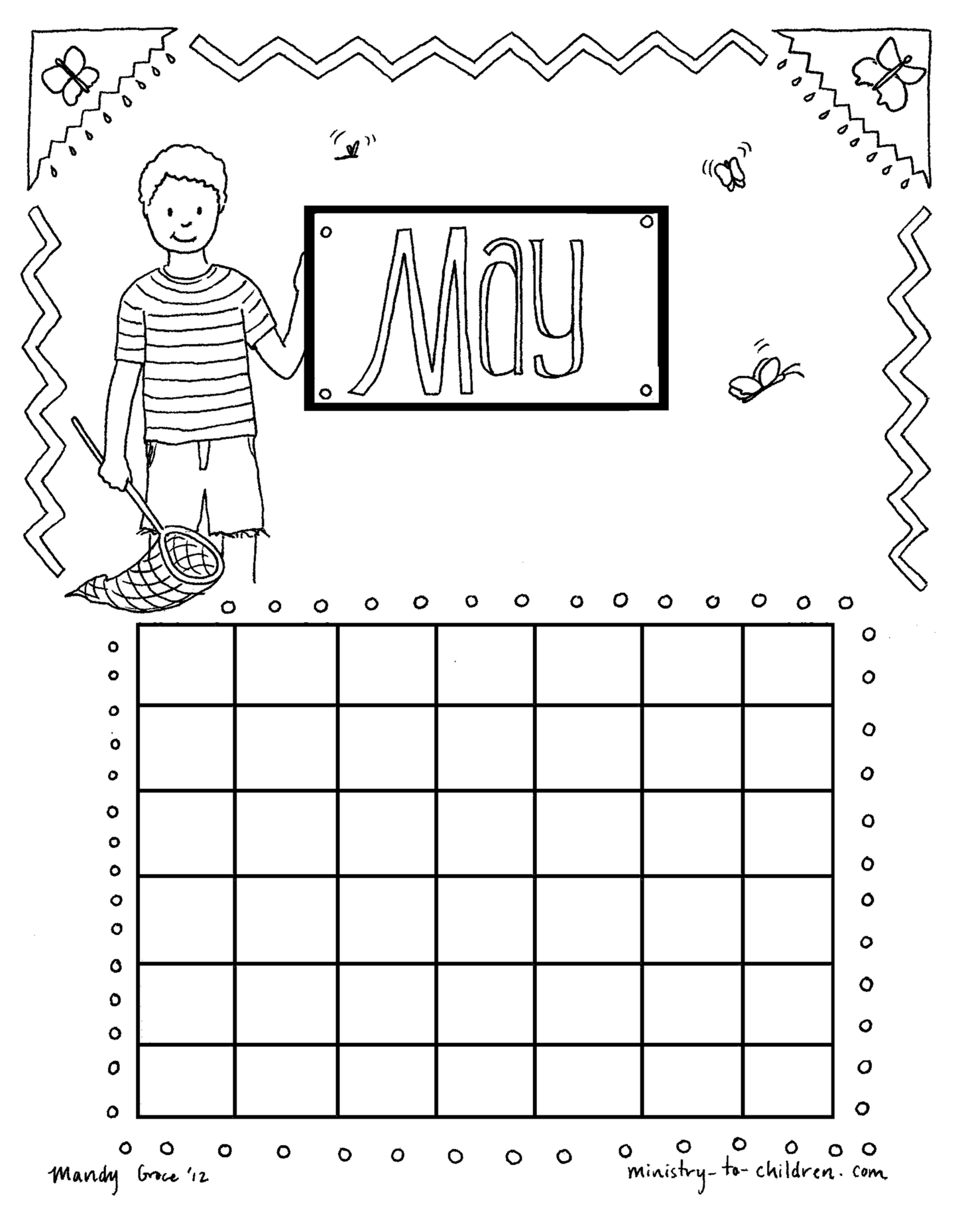 New Year Coloring Pages - Calendar, Seasons, and Daily Routine - 40 Page Download - Sunday School Store