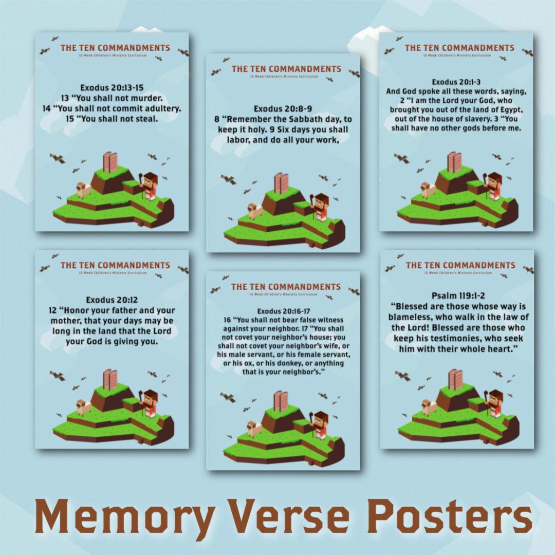 The Ten Commandments: 12-Week Children's Ministry Curriculum (download only) - Sunday School Store