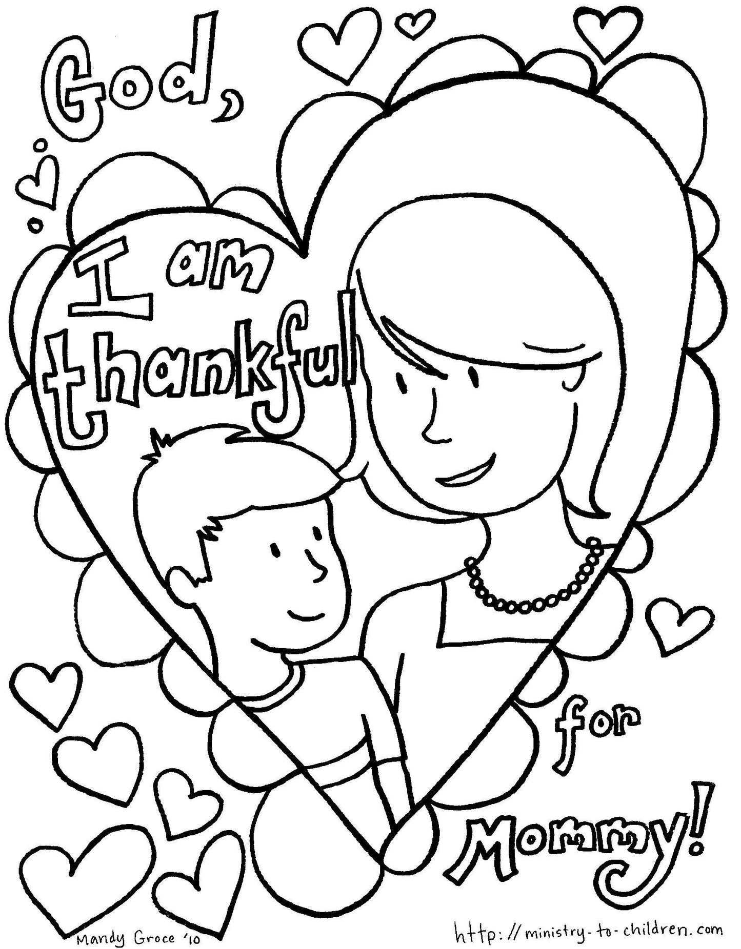 Mother's Day Coloring Bundle 10 pages (download only) - Sunday School Store