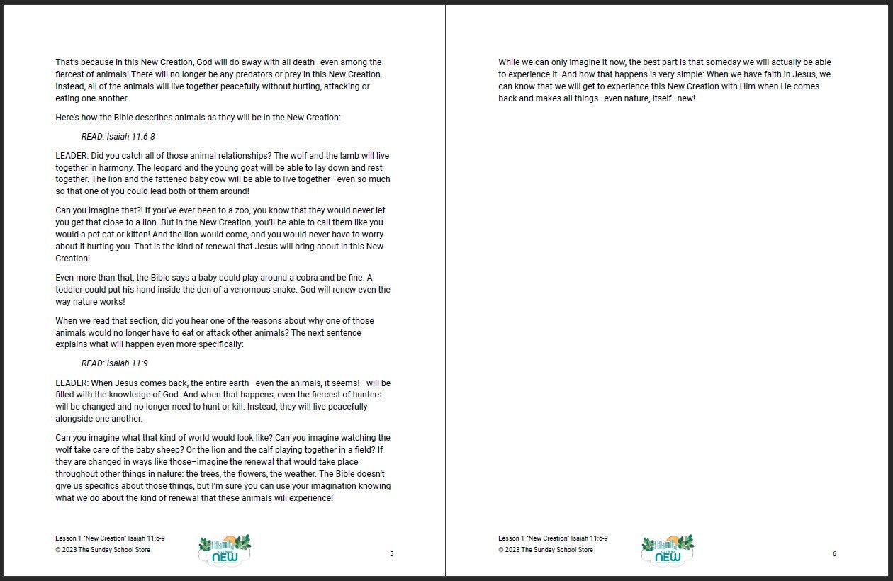 All Things New: 4-Week Children's Ministry Curriculum