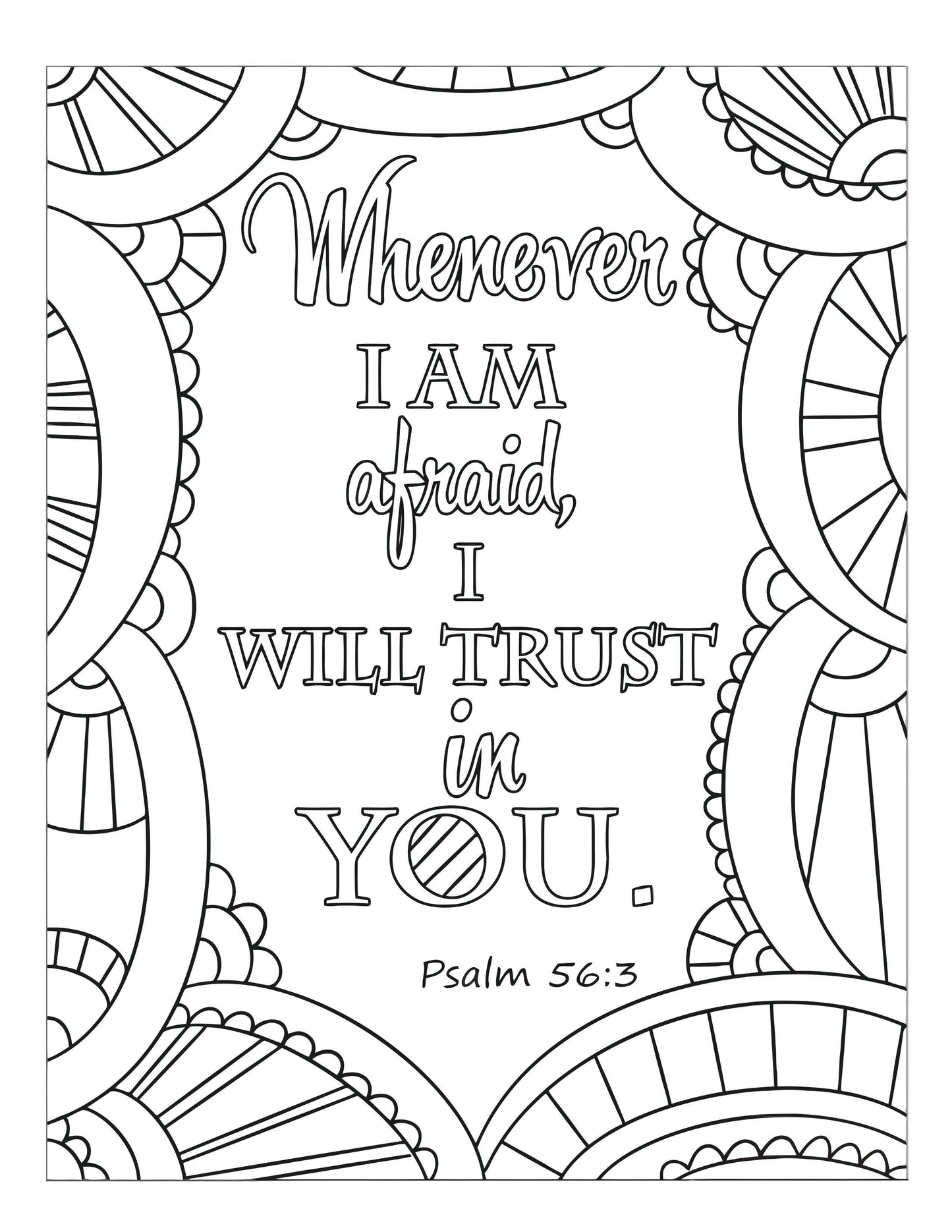 Do Not Fear Coloring Sheets (FREE) 6-Page PDF Download - Sunday School Store
