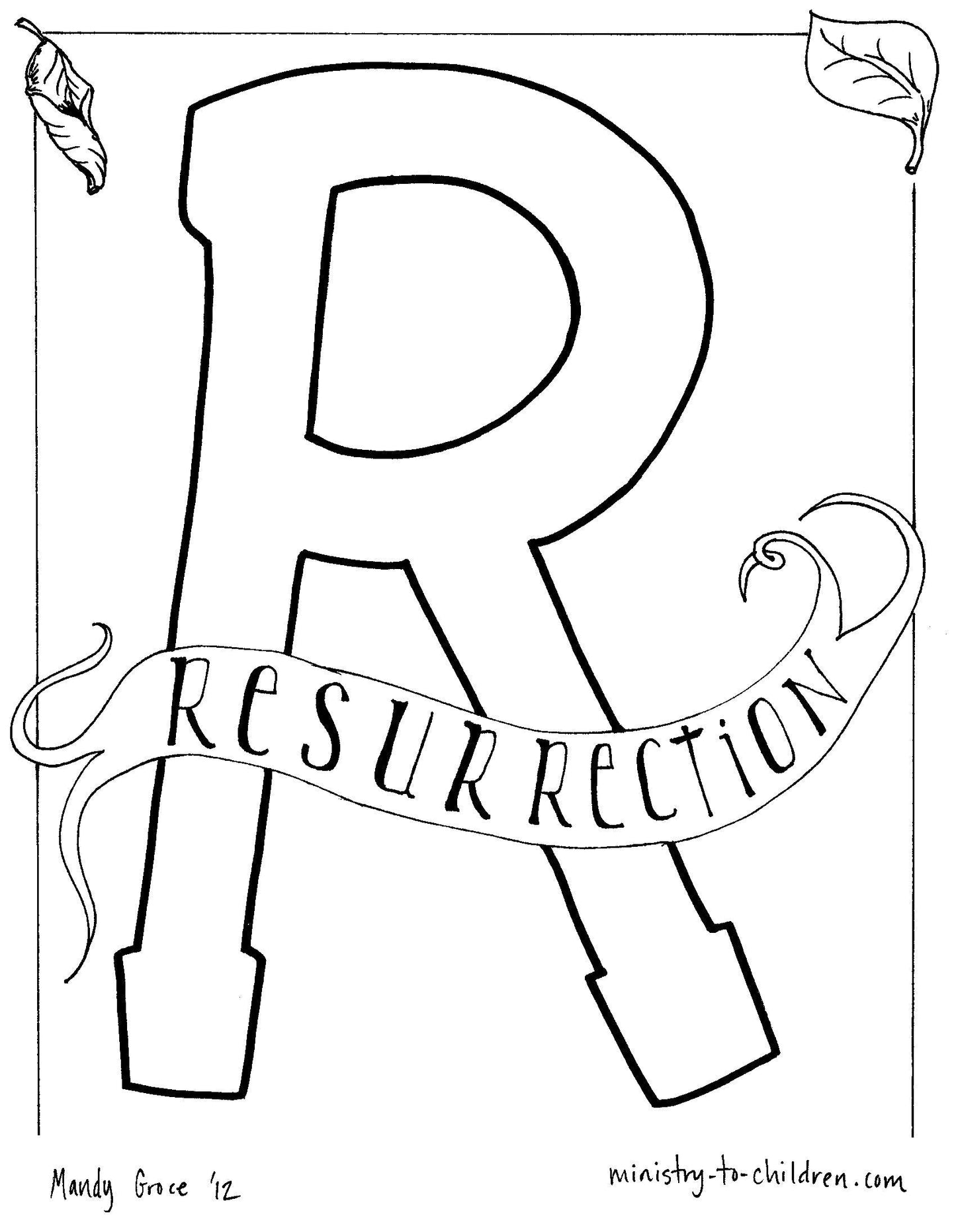 Bible Alphabet Coloring Pages (26 pages) download only - Sunday School Store