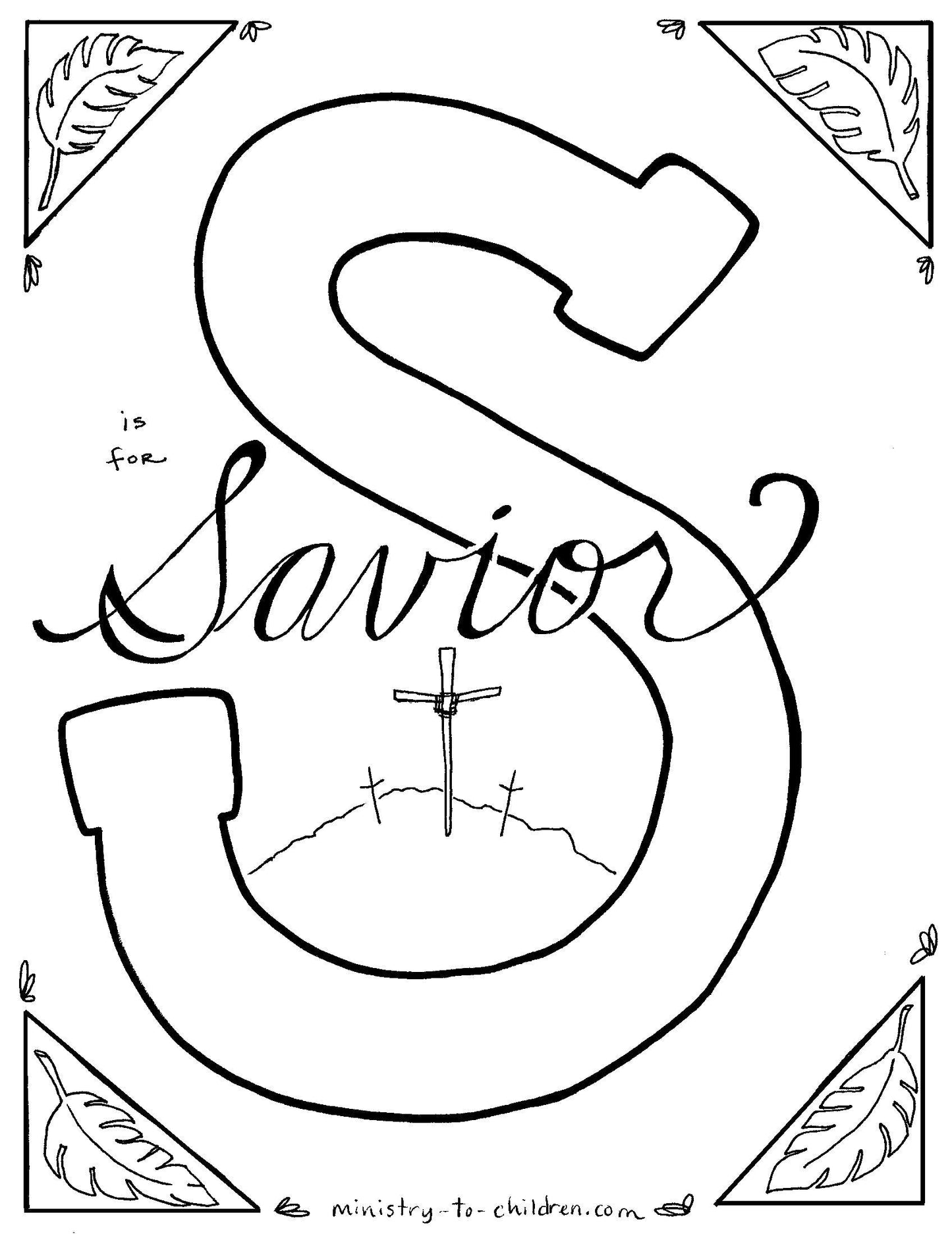 Bible Alphabet Coloring Pages (26 pages) download only - Sunday School Store