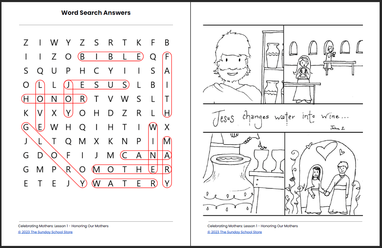 Celebrating Mothers: 4-Week Children's Ministry Curriculum