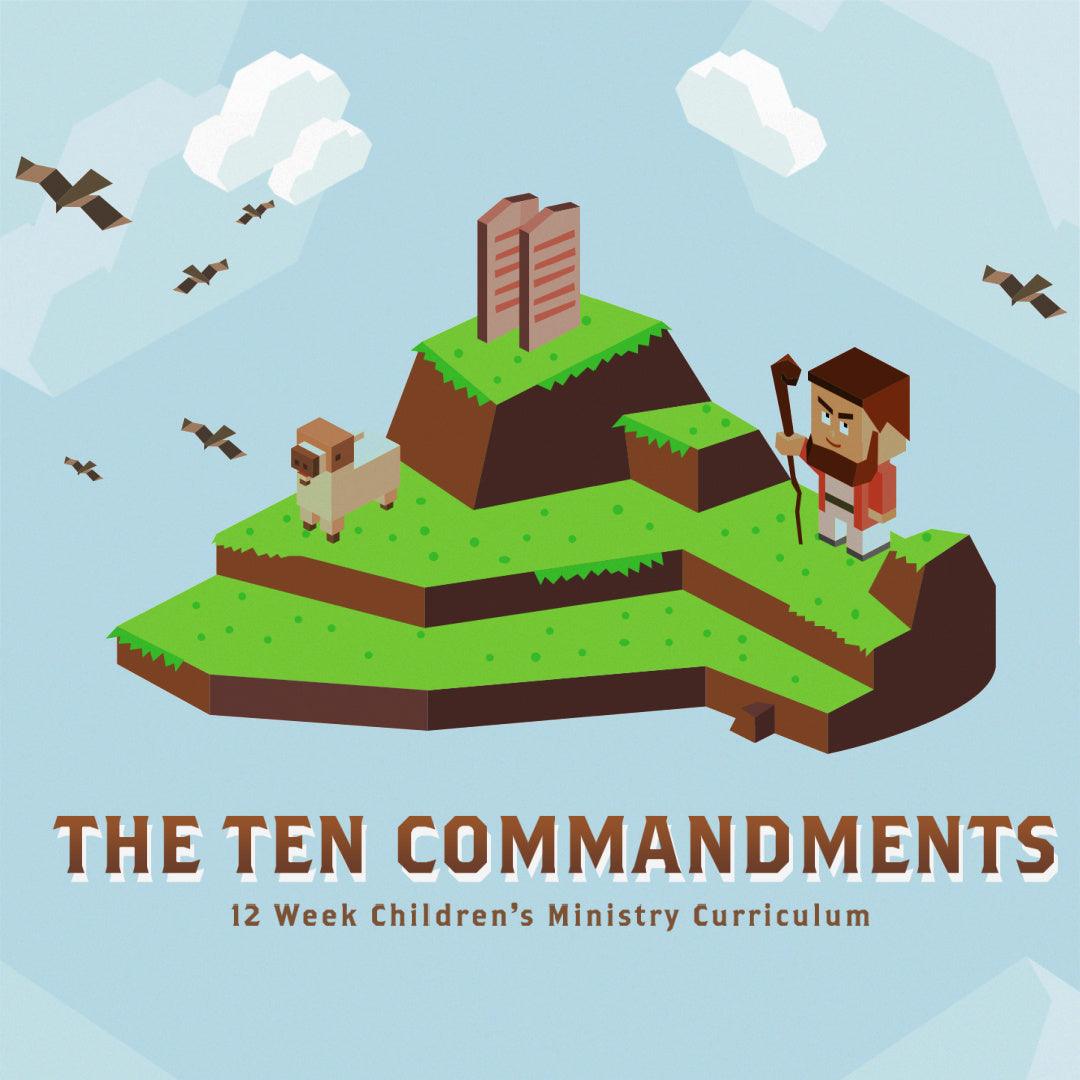 The Ten Commandments: 12-Week Children's Ministry Curriculum (download only) - Sunday School Store