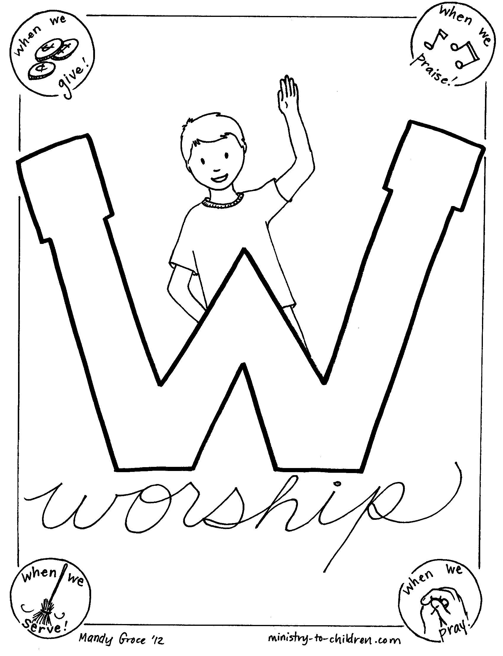 Bible Alphabet Coloring Pages (26 pages) download only - Sunday School Store