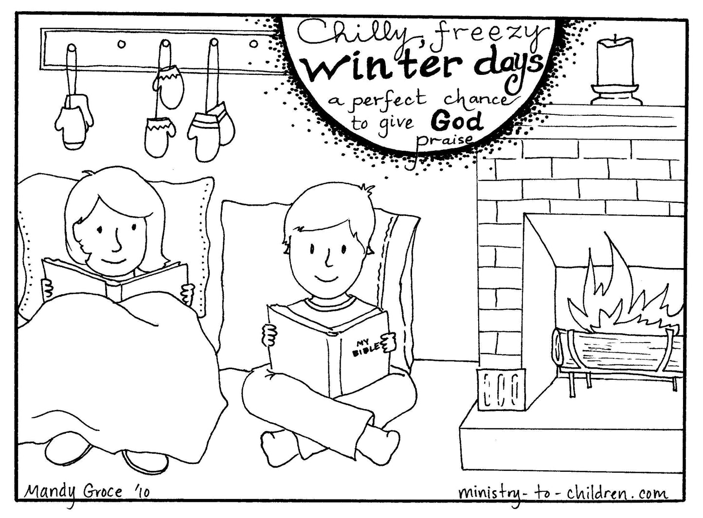 New Year Coloring Pages - Calendar, Seasons, and Daily Routine - 40 Page Download - Sunday School Store