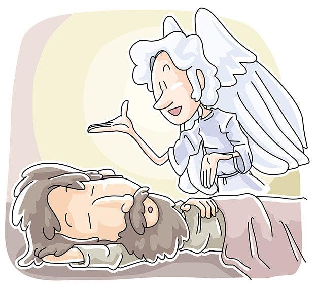 Angels Announce the Good News about Jesus Birth (Matthew 1:18-25) Printable Bible Lesson & Sunday School Activities