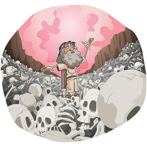 Ezekiel and the Valley of Dry Bones (Ezekiel 37:1-14) Printable Bible Lesson & Sunday School Activities