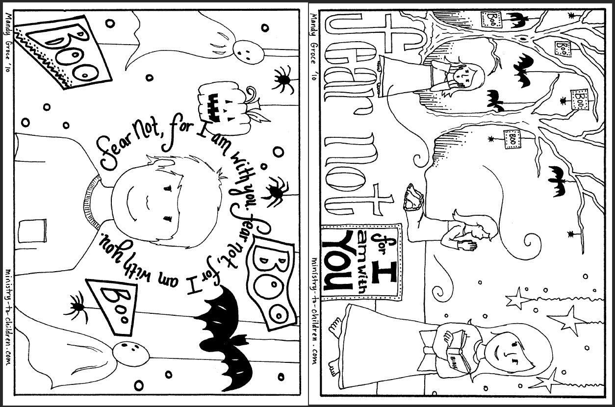 Do Not Fear Coloring Sheets (FREE) 6-Page PDF Download - Sunday School Store
