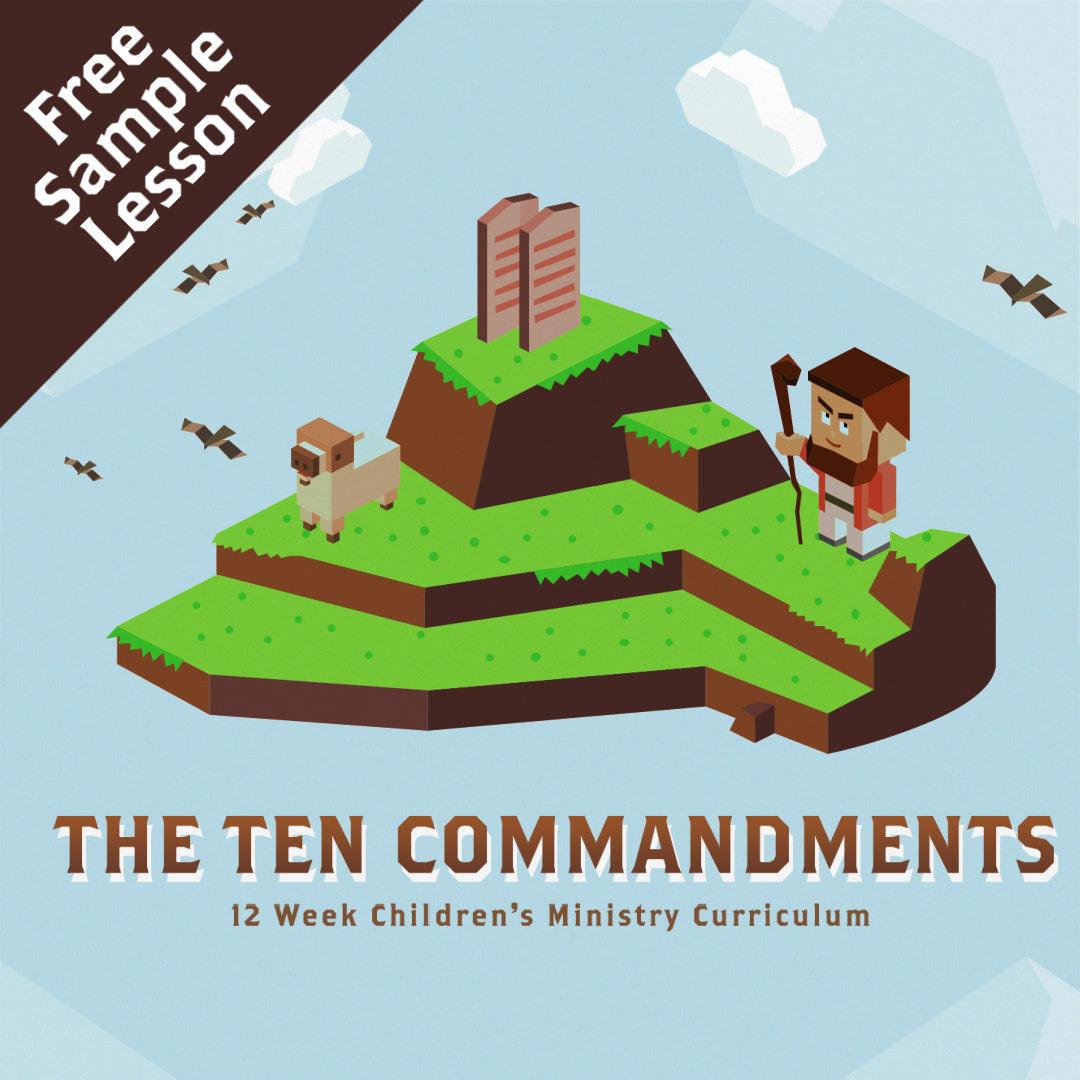 The Ten Commandments: Free Sample Lesson (download only) - Sunday School Store
