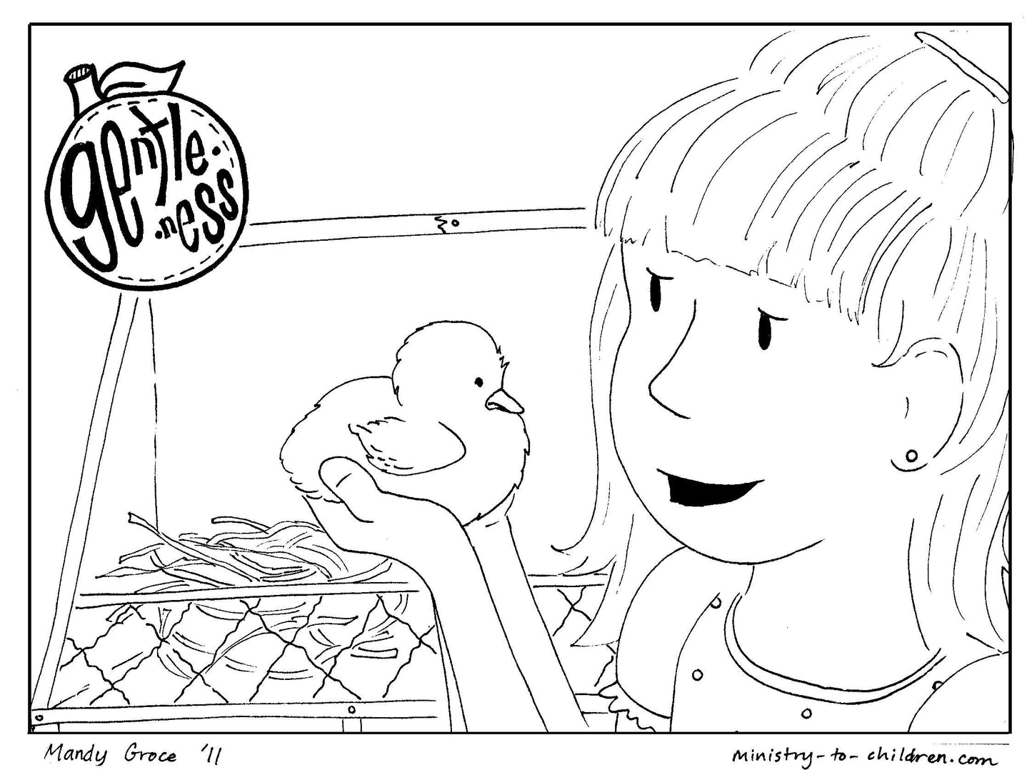 The Fruit of the Spirit Coloring 10-Page Download - Sunday School Store