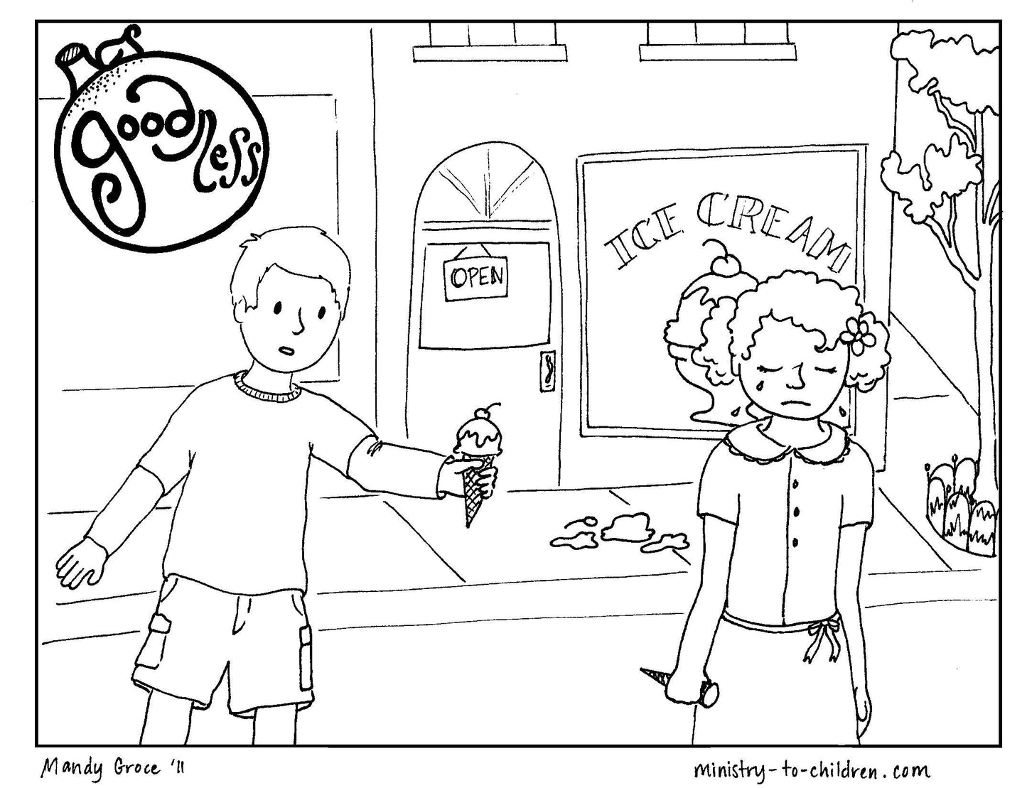 The Fruit of the Spirit Coloring 10-Page Download - Sunday School Store
