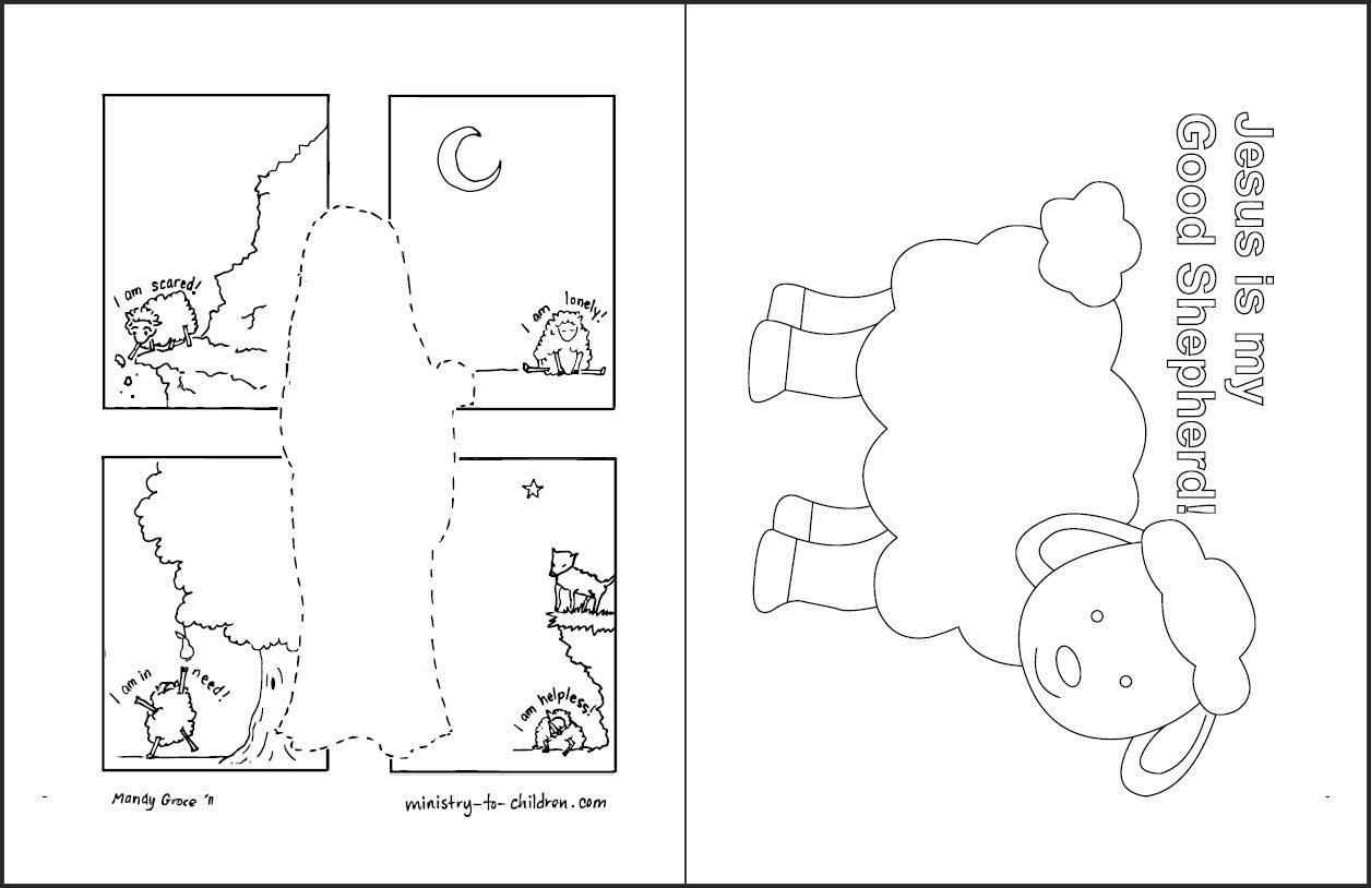 The Good Shepherd (John 10:1-18) Printable Bible Lesson & Sunday School Activities - Sunday School Store