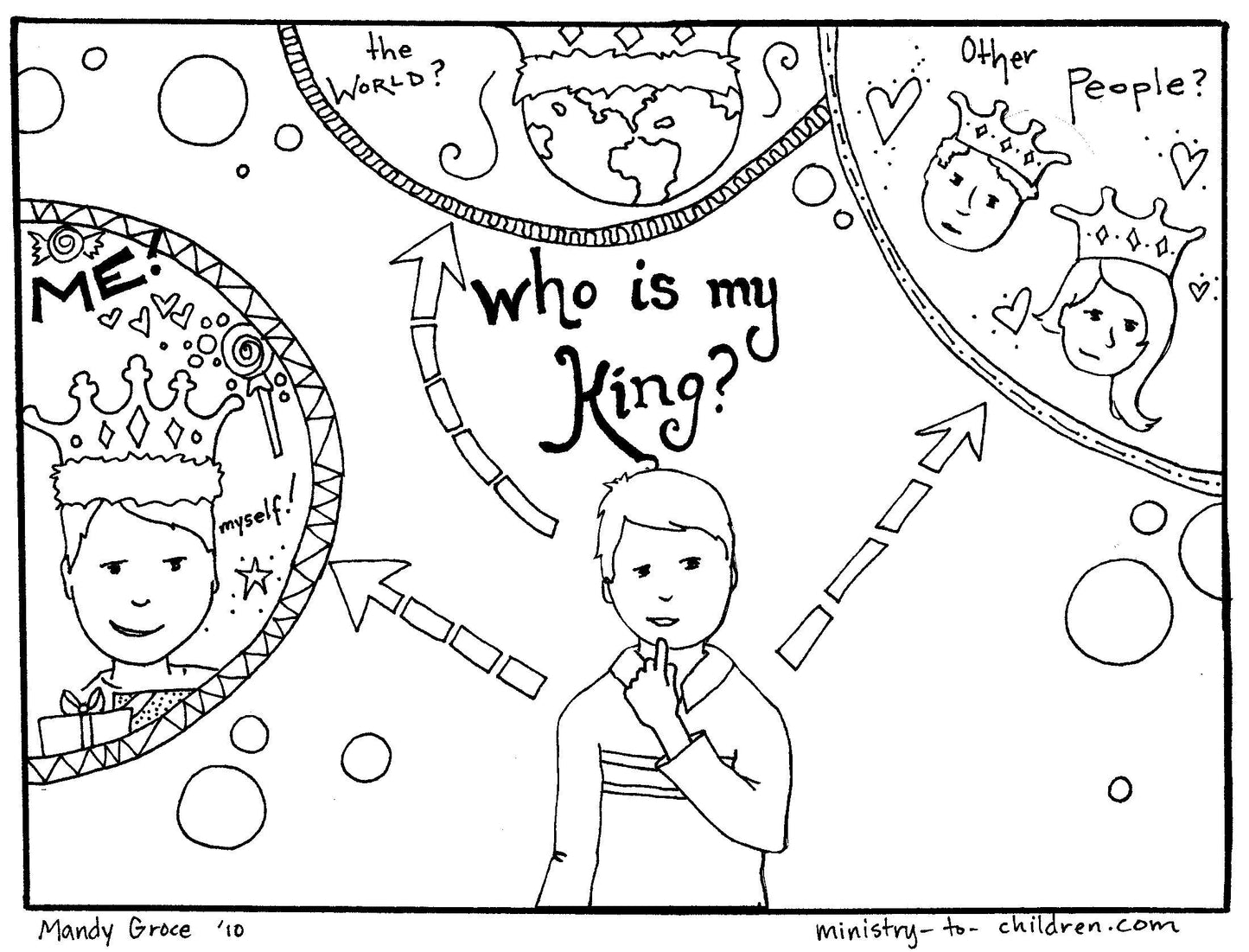 Jesus is my King: 5-Page Coloring Book (FREE) download only - Sunday School Store